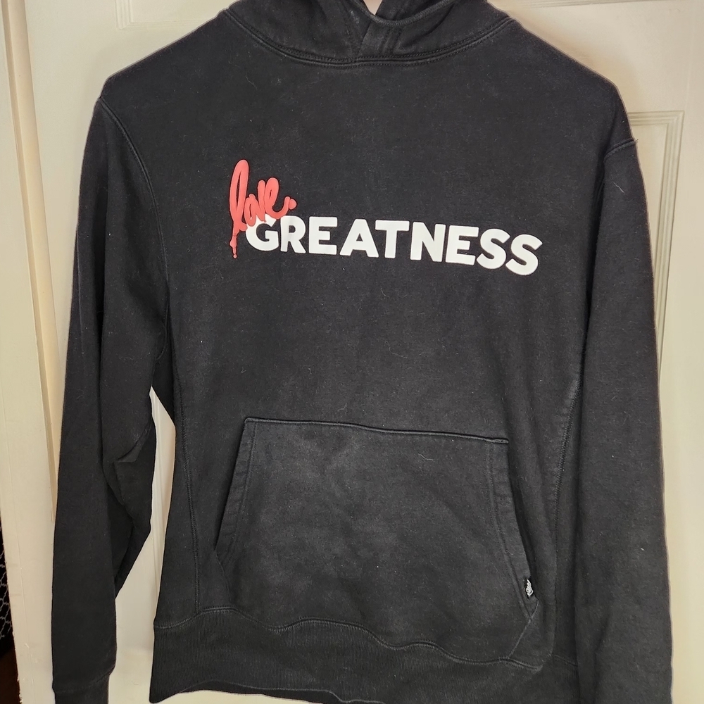 Love Greatness Black Hoodie